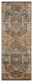 Rugs Cheap Rugs 31" x 86" x 0.37" Multi Olefin Frieze Runner Rug 9764 HomeRoots