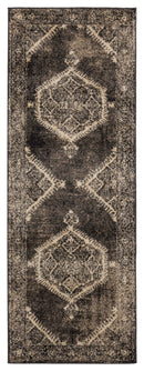 Rugs Cheap Rugs 31" x 86" x 0.37" Walnut Olefin Frieze Runner Rug 9729 HomeRoots
