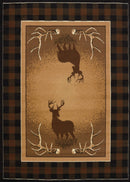 Rugs Cheap Rugs 63" x 86" x 0.31" Multi Polypropylene Area Rug 9517 HomeRoots