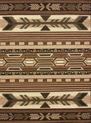 Rugs Cheap Rugs 63" x 86" x 0.31" Multi Polypropylene Area Rug 9527 HomeRoots