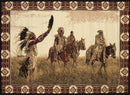 Rugs Cheap Rugs 63" x 86" x 0.31" Multi Polypropylene Area Rug 9530 HomeRoots