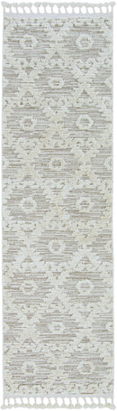 Rugs Cheap Rugs For Sale - 39" X 59" X 0.'25" Ivory Beige Polyester Rug HomeRoots