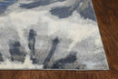 Rugs Cheap Rugs For Sale - 39" X 59" X 0.'5" Ivory Blue Polypropylene Rug HomeRoots