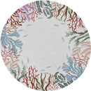 Rugs Cheap Rugs For Sale 90" X 90" X 0.'25" Ivory Polyester Rug 5456 HomeRoots