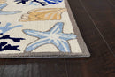 Rugs Cheap Rugs For Sale 90" X 90" X 0.'25" Ivory Polyester Rug 5463 HomeRoots