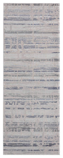 Rugs Cheap Runner Rugs 31" x 86" x 0.39" Blue Polyester/Olefin Runner Rug 7901 HomeRoots