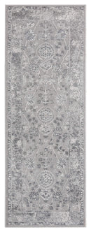 Rugs Cheap Runner Rugs 31" x 86" x 0.39" Grey Polyester/Olefin Runner Rug 7859 HomeRoots