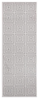 Rugs Cheap Runner Rugs - 31" x 86" x 0.39" Sand Polyester/Olefin Runner Rug HomeRoots