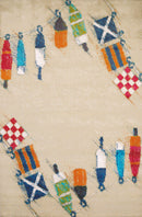 Rugs Clearance Area Rugs - 22" x 36" x 0.43" Sand Polypropylene Accent Rug HomeRoots