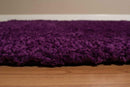 Rugs Clearance Area Rugs - 31" x 47" x 1.6" Purple Polyester Accent Rug HomeRoots