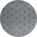 Rugs Clearance Rugs - 94" x 94" x 1.2" Grey Microfiber Polyester Round Rug HomeRoots