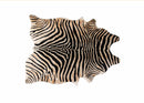 Rugs Cow Rug - 72" x 84" African Zebra, Cowhide - Rug HomeRoots