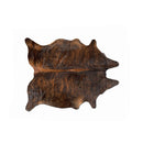 Rugs Cow Rug - 72" x 84" Dark Brindle, Cowhide - Rug HomeRoots