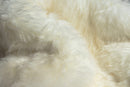 Rugs Cow Skin Rug - 24" x 36" x 1.5" Natural Single Sheepskin - Area Rug HomeRoots