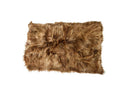 Rugs Cow Skin Rug - 48" x 72" x 2"" Fox Sheepskin Long-haired - Area Rug HomeRoots