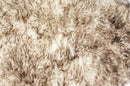 Rugs Cow Skin Rug - 48" x 72" x 2" Gradient Chocolate Quattro Sheepskin - Area Rug HomeRoots