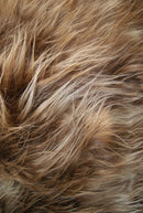 Rugs Cow Skin Rug - 48" x 72" x 2" Rusty Brisa Sheepskin Long-Haired - Area Rug HomeRoots