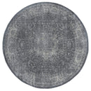 Rugs Cream Area Rug - 94" x 94" x 0.31" Cream Olefin Round Rug HomeRoots