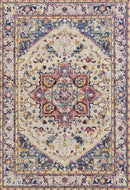 Rugs Cream Rug 118" x 158" x 0.35" Cream Olefin/Frieze Rug 6470 HomeRoots