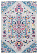 Rugs Cream Rug 22" x 36" x 0.35" Cream Olefin/Frieze Accent Rug 6535 HomeRoots