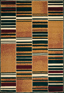 Rugs Decor Rugs 22" x 36" x 0.3" Hunter Polypropylene Accent Rug 9654 HomeRoots
