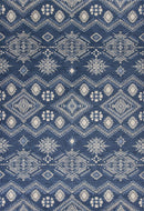 Rugs Denim Rug - 7'10" x 11'2" Polypropylene Demin Area Rug HomeRoots