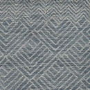 Rugs Designer Rug - 108" X 156" X 0.'5" Denim Wool Rug HomeRoots