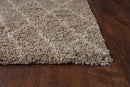 Rugs Designer Rugs - 39" X 59" X 2" Sand Polypropylene Rug HomeRoots