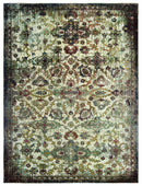 Rugs Designer Rugs 94" x 126" x 0.3 Natural Olefin Oversized Rug 103 HomeRoots