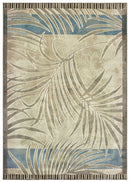 Rugs Designer Rugs - 94" x 126" x 0.3" Natural Polyester/Olefin Oversize Rug HomeRoots