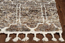 Rugs Dining Room Rugs - 26" X 90" X 1" Mocha Polyester Rug HomeRoots