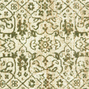 Rugs Dining Room Rugs - 31" x 236" x 0.13" Green Viscose Runner Rug HomeRoots