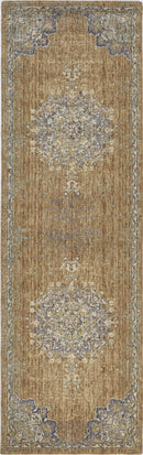 Rugs Discount Rugs - 108" X 156" X 0.'5" Coffee Wool Rug HomeRoots
