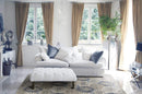 Rugs Discount Rugs - 39" X 59" X 0.'5" Pewter Polypropylene Rug HomeRoots