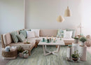 Rugs Discount Rugs - 60" X 84" X 0.'5" Seafoam Wool / Viscose Rug HomeRoots