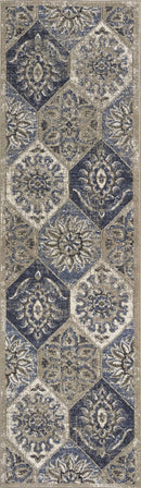 Rugs Discount Rugs - 91" X 130" X 0.'5" Pewter Polypropylene Rug HomeRoots