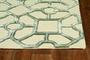 Rugs Dynamic Rugs - 144" X 180" X 0.'5" Beige Wool / Viscose Rug HomeRoots