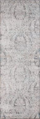 Rugs Entryway Rug - 32" x 96" x 0.2" Turquoise Polyester Runner Rug HomeRoots