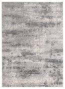Rugs Floor Rugs - 118" x 158" x 0.39" Grey Polyester/Olefin Oversize Rug HomeRoots
