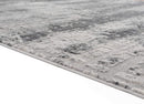 Rugs Floor Rugs - 94" x 126" x 0.39" Grey Polyester/Olefin Area Rug HomeRoots