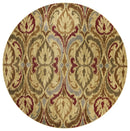 Rugs Gold Area Rugs - 23" X 35" X 0.'5" Gold Polypropylene Rug HomeRoots
