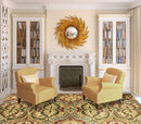 Rugs Gold Area Rugs - 47" X 63" X 0.'5" Gold Polypropylene Rug HomeRoots