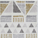 Rugs Gold Area Rugs - 94" X 130" X 0.'75" Ivory/Gold Polyester Rug HomeRoots