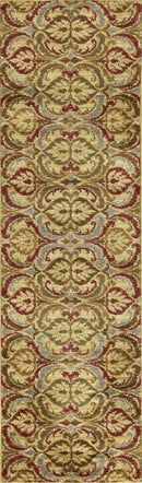 Rugs Gold Area Rugs - 94" X 94" X 0.'5" Gold Polypropylene Rug HomeRoots