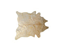 Rugs Gold Rug - 60" x 84" Natural And Gold Cowhide - Area Rug HomeRoots