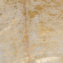 Rugs Gold Rug - 60" x 84" Natural And Gold Cowhide - Area Rug HomeRoots