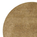 Rugs Gold Rug - 8' Round Polyester Gold Area Rug HomeRoots