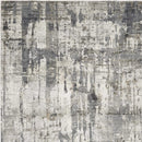 Rugs Gray Area Rug - 105" X 156" X 0.'25" Grey Polyester / Viscose Rug HomeRoots