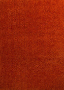 Rugs Gray Area Rug - 31" x 47" x 1.6" Orange Polyester Accent Rug HomeRoots