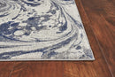 Rugs Gray Area Rug 39" X 59" X 0.'5" Grey Polypropylene Rug 5586 HomeRoots